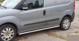 Fiat Doblo II 2010-2022 Tevi Laterale (2 buc, Otel Inoxidabil) 60mm, Maxi Ampatament foto 4