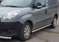 Fiat Doblo II 2010-2022 Tevi Laterale (2 buc, Otel Inoxidabil) 60mm, Maxi Ampatament foto 1
