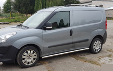 Fiat Doblo II 2010-2022 Tevi Laterale (2 buc, Otel Inoxidabil) 60mm, Maxi Ampatament foto 2
