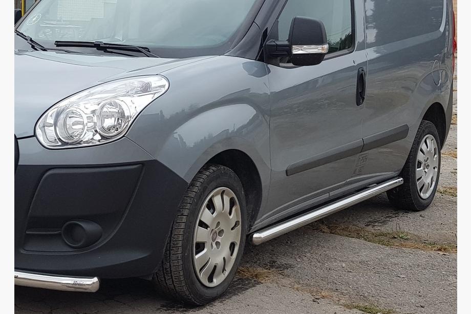 Fiat Doblo II 2010-2022 Tevi Laterale (2 buc, Otel Inoxidabil) 60mm, Maxi Ampatament Image