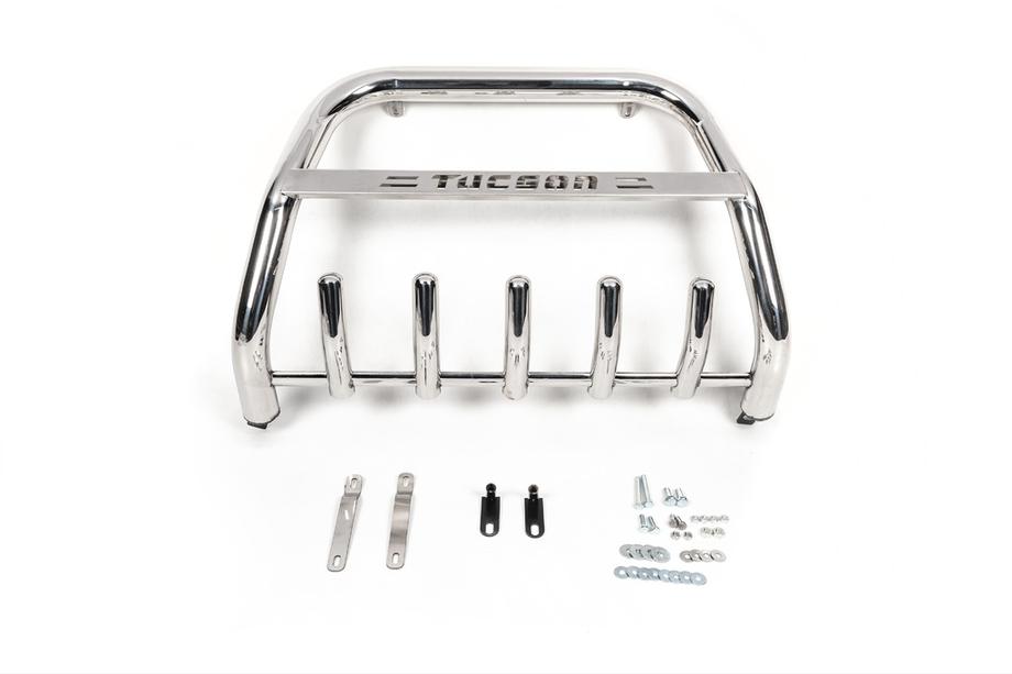 Hyundai Tucson JM 2004- Bullbar WT004 (Inox) Foto 4