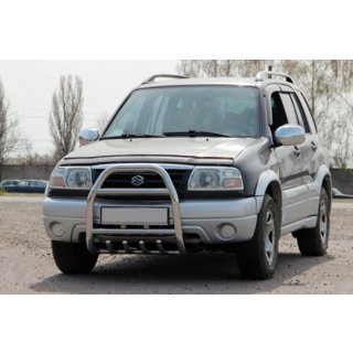 Bullbar QT007 (Otel Inoxidabil) Suzuki Vitara 1998-2006 foto 3