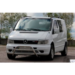 Bullbar WT022 (Otel Inoxidabil) Mercedes Vito W638 1996-2003 foto 3