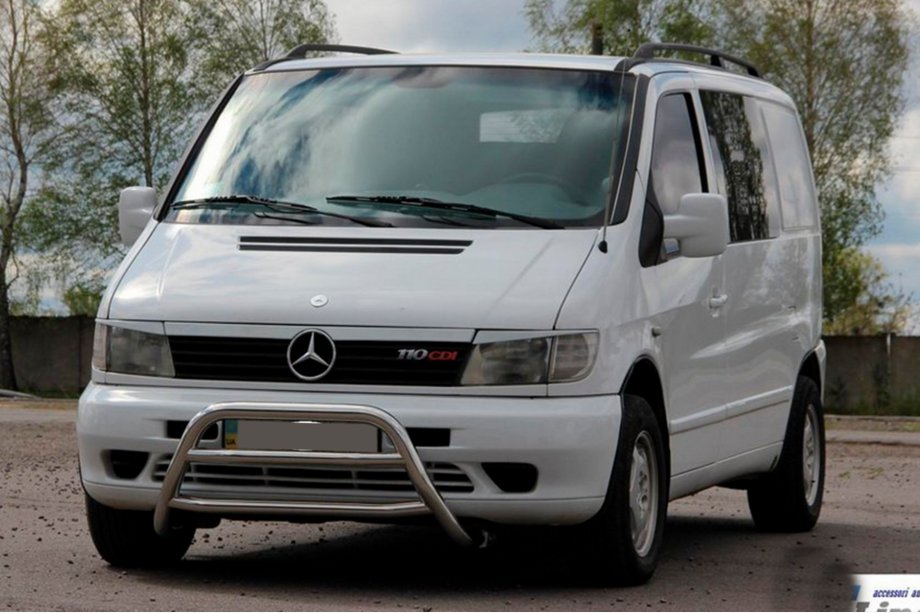 Mercedes Vito W638 1996-2003 Bullbar WT022 (Otel Inoxidabil) Foto 3