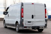 Renault Trafic 2001–2015 Protectie Spate AK003-Plus-2 (Inox) foto 3