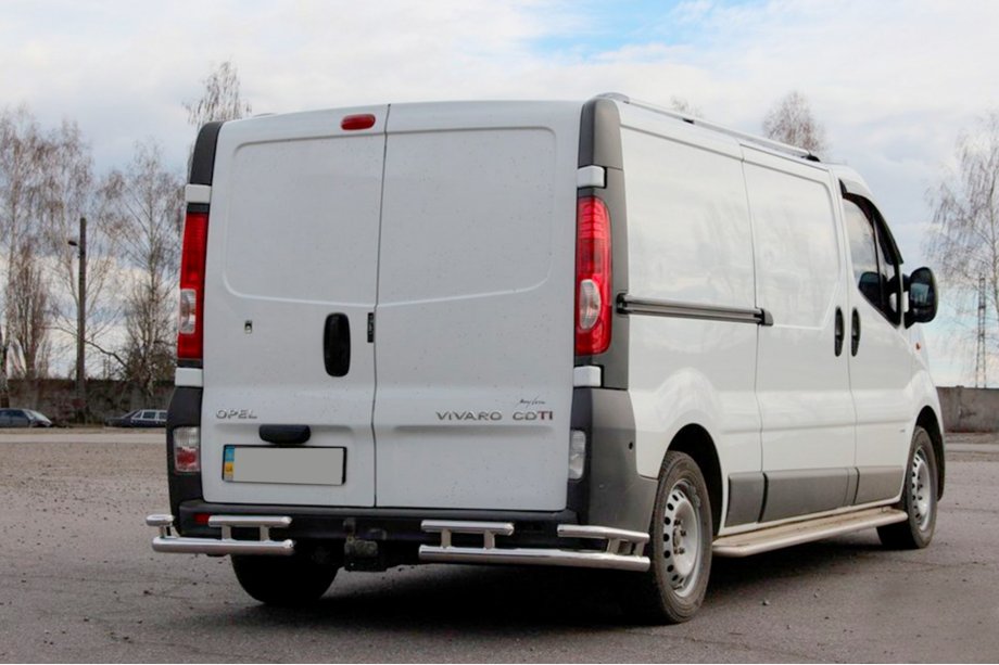 Renault Trafic 2001–2015 Protectie Spate AK003-Plus-2 (Inox) Image