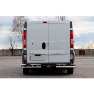 Protectie Spate AK003-Plus-2 (Inox) Opel Vivaro 2001–2015 foto 2