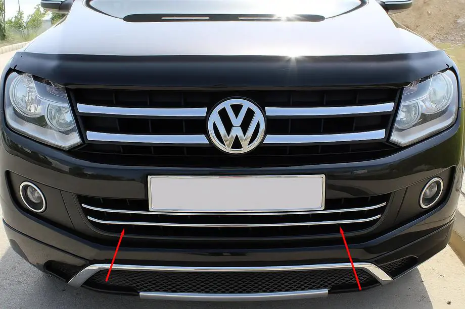 Volkswagen Amarok 2010-2022 Capace bara fata din otel inoxidabil (2 buc) Foto 1