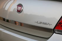 Fiat Linea 2006-2018 Ornament Capac Portbagaj 2006-2012 Inox foto 2
