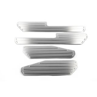Protectii praguri interioare inox OmsaLine (4 buc) Volkswagen Amarok 2010-2022 foto 2