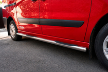 Fiat Scudo 2007-2015 Tevi Laterale BB002 (2 buc, Inox) 60 mm, ampatament scurt foto 3