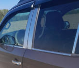 Volkswagen Amarok 2010-2022 Ornamente geam inox (4 bucati) OmsaLine - Otel Inoxidabil Italian foto 5