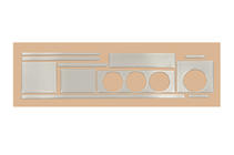Audi 80/90 1987-1996 Ornament Decorativ Bord Carbon foto 2