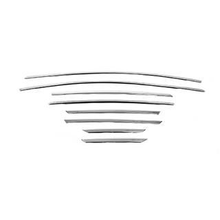Ornamente superioare geamuri inox (8 buc) Ford Focus III 2011-2017 foto 2