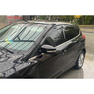 Ornamente inferioare geamuri inox (8 buc) Ford Focus III 2011-2017 foto 2