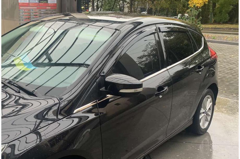 Ford Focus III 2011-2017 Ornamente inferioare geamuri inox (8 buc) Hatchback, OmsaLine - Otel Inoxidabil Italian Foto 2