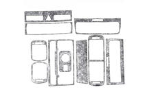 Audi A3 1996-2003 Capace bord (2000-2003) Aluminiu foto 1