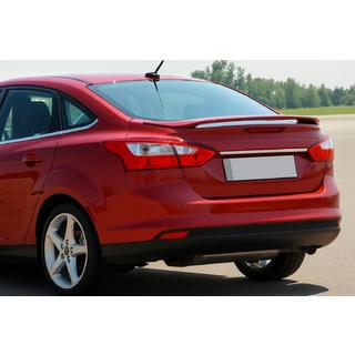 Ornament ingust inox deasupra numarului Ford Focus III 2011-2017 foto 1