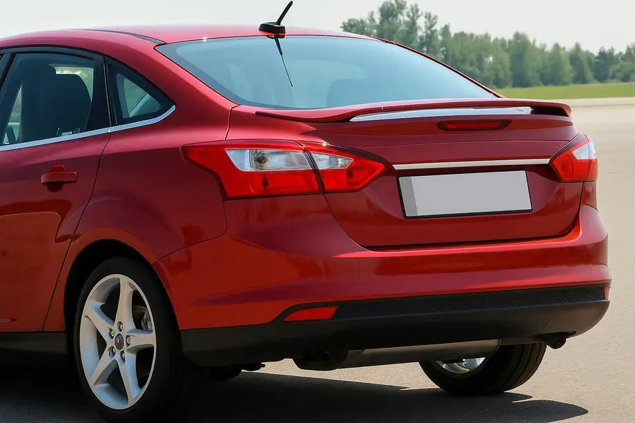Ford Focus III 2011-2017 Ornament ingust inox deasupra numarului Image