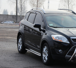 Ford Kuga 2008-2013 Praguri Laterale Premium (2 buc, Inox) 60 mm foto 2