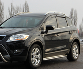 Ford Kuga 2008-2013 Praguri Laterale Premium (2 buc, Inox) 60 mm foto 1