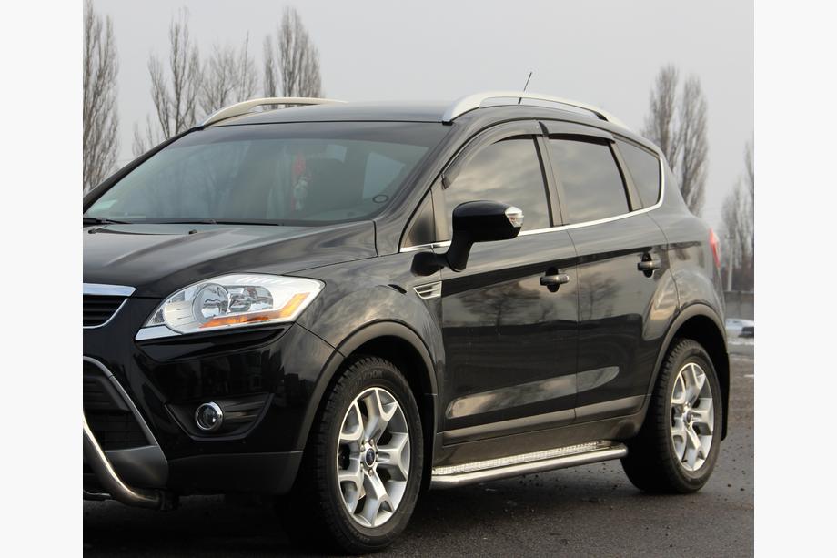 Ford Kuga 2008-2013 Praguri Laterale Premium (2 buc, Inox) 60 mm Image