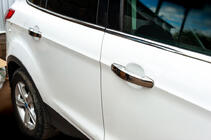 Ford Kuga/Escape 2013-2019 Capace Manere Cromate (4 buc, Otel Inoxidabil) foto 1