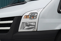 Ford Transit 2000–2014 Capace Faruri (2 buc, Otel Inoxidabil) Carmos - Otel Inoxidabil Turcesc foto 1