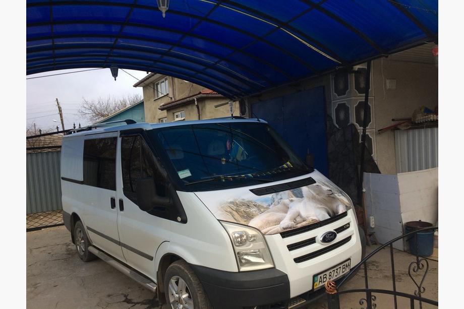 Ford Transit 2000–2014 Bare Longitudinale Crom Foto 3