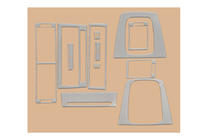 Audi A4 B6 2000-2004 Capace Panou Bord Aluminiu foto 3