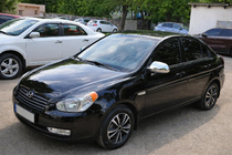 Hyundai Accent 2006-2010 Capace Oglinzi (2 buc, plastic) OmsaLine foto 1