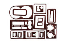 Chevrolet Blazer 1995-2005 Huse bord Aluminiu foto 1