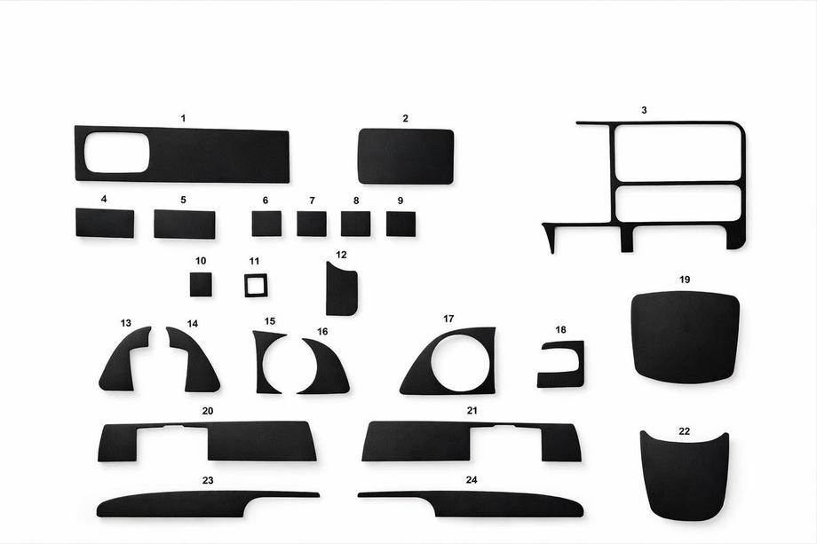 Chevrolet Tahoe 1995-1999 Decoruri bord interior (1995-1999) Aluminiu Image