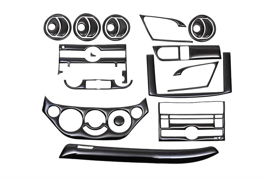 Chevrolet Aveo T250 2005-2011 Capace bord (Set mare) Aluminiu Foto 3