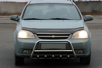 Chevrolet Lacetti 2003-2024 Bullbar frontal WT003 (60 mm, inox) foto 2