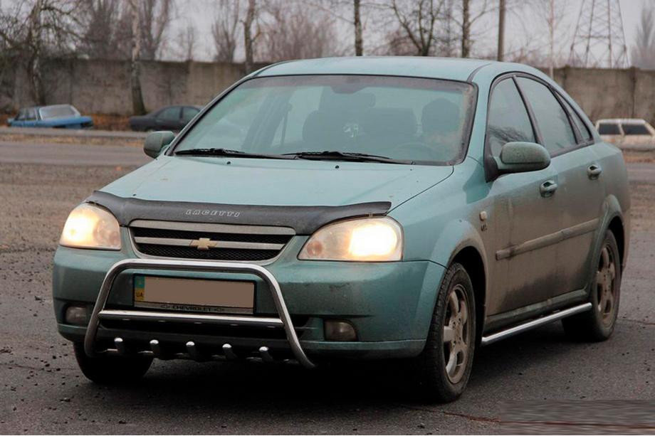 Chevrolet Lacetti 2003-2024 Bullbar frontal WT003 (60 mm, inox) Image