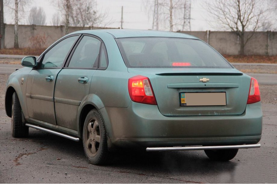 Chevrolet Lacetti 2003-2024 Protectie Spate AK002 (42mm, Otel Inoxidabil) Foto 2