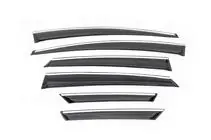 Ford Focus III 2011-2017 Deflectoare geam cromate (6 buc, Sunflex) foto 3