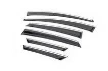 Ford Focus III 2011-2017 Deflectoare geam cromate (6 buc, Sunflex) foto 4