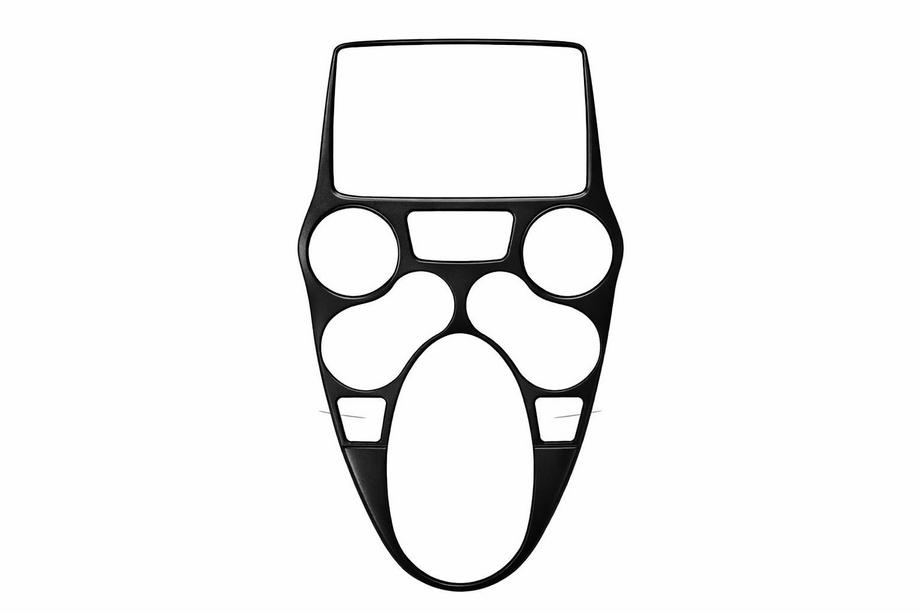 Fiat Panda 2003-2011 Capace Panou Bord Aluminiu Image