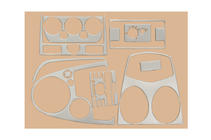 Ford Fiesta 2002-2008 Decoratiuni bord interior (2005-2008) Lemn foto 2