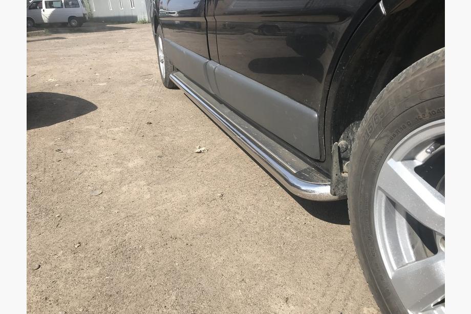 Nissan Primastar 2002-2014 Praguri Laterale Premium (2 buc, Inox) 60 mm, ampatament lung Foto 3