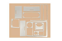 Kia Sorento I BL 2002-2009 Kit ornamente bord Versiunea 2 (2003-2007) Aluminiu foto 2