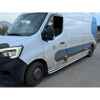 Praguri Laterale Premium (2 buc, Inox) Opel Movano 2010-2021 foto 4