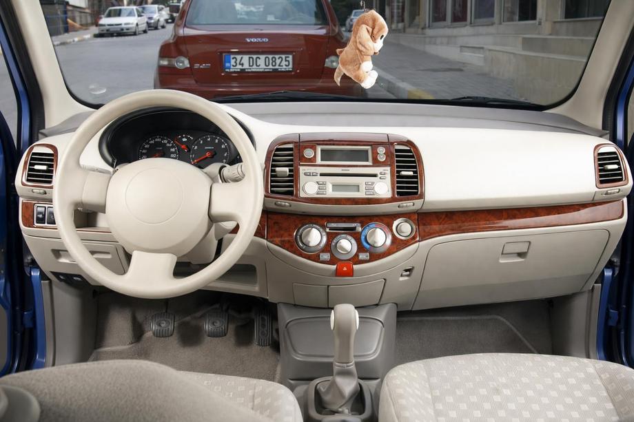 Nissan Micra K12 2003-2010 Capace Panou Bord Lemn Image