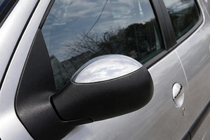Peugeot 206 1998-2024 Capace Oglinzi Cromate (2 buc) Carmos - Otel Inoxidabil Turcesc foto 1