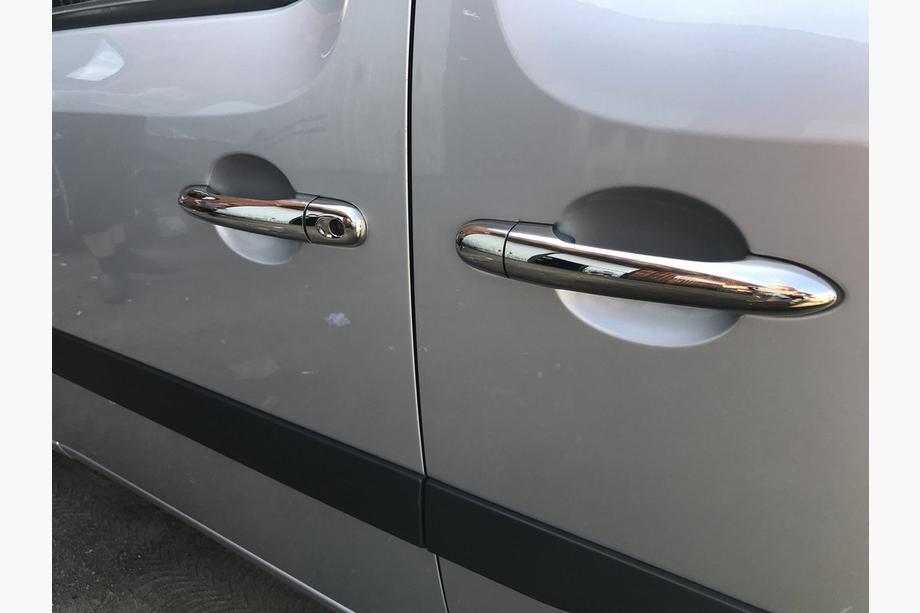 Renault Kangoo 2008–2020 Capace manere usi inox 3 buc, OmsaLine - Otel Inoxidabil Italian Foto 2