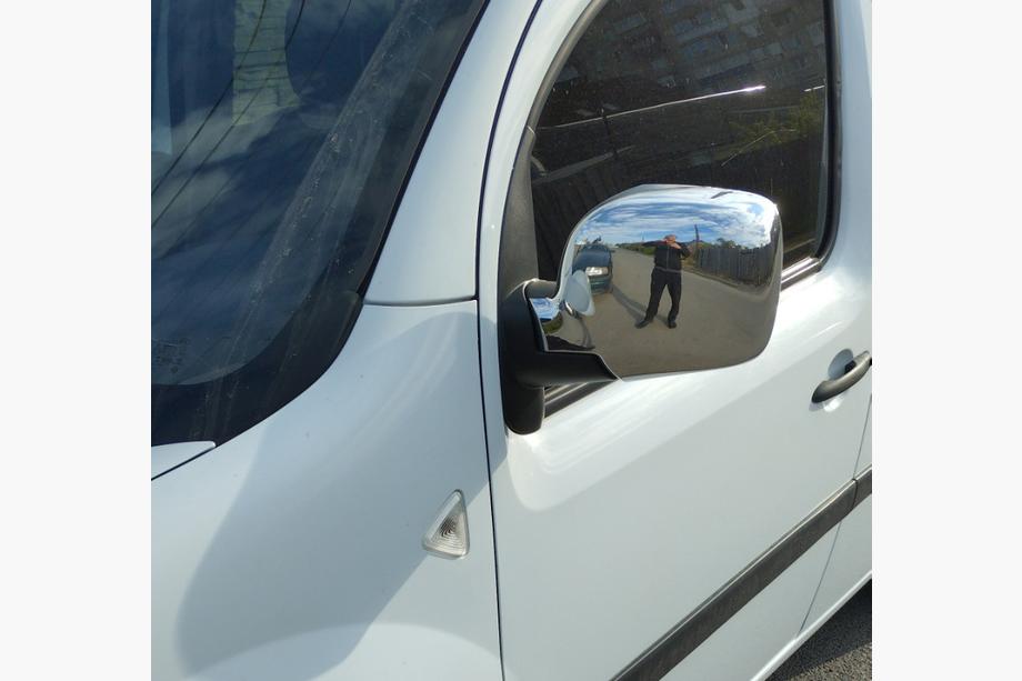 Renault Kangoo 2008–2020 Capace Oglinzi 2008-2013 (2 buc) OmsaLine - Otel Inoxidabil Italian Foto 2