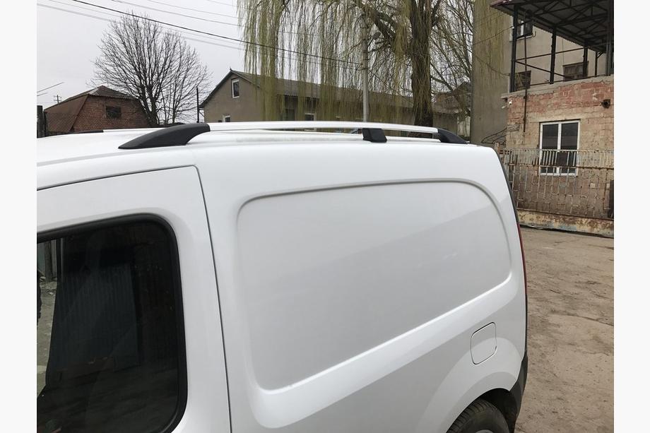 Renault Kangoo 2008–2020 Bare Longitudinale Crom Baza Maxi, Picioare din Plastic Foto 9