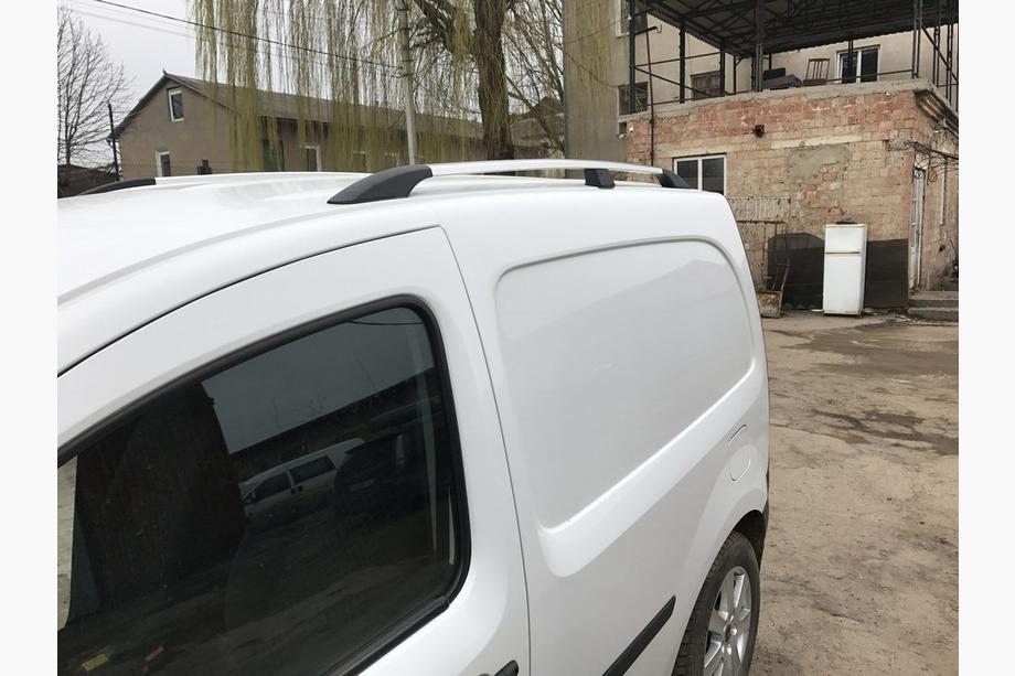 Renault Kangoo 2008–2020 Bare Longitudinale Crom Baza Maxi, Picioare din Plastic Foto 10